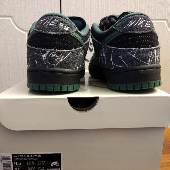 Nike Dunk SB Lows " There " Size 9.5 - Picture 6 of 13